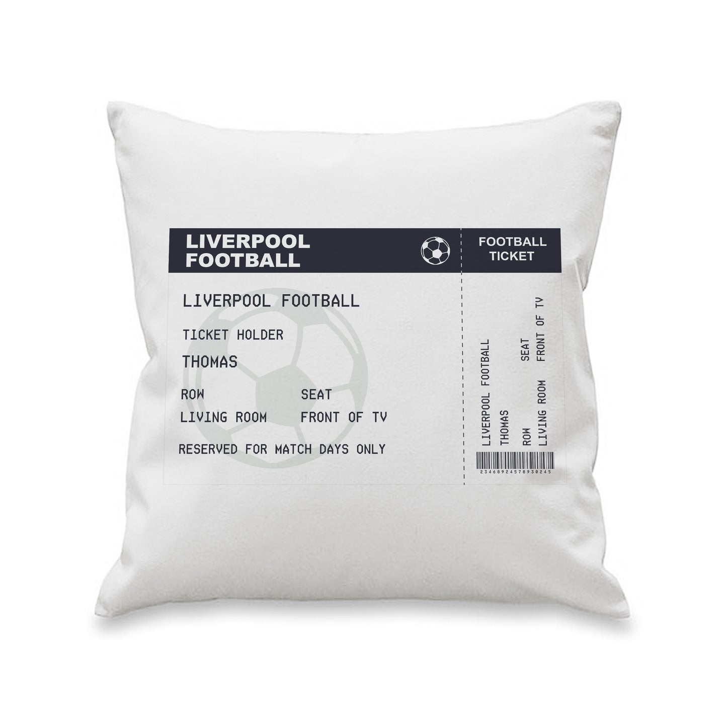 Personalised Football Cushion