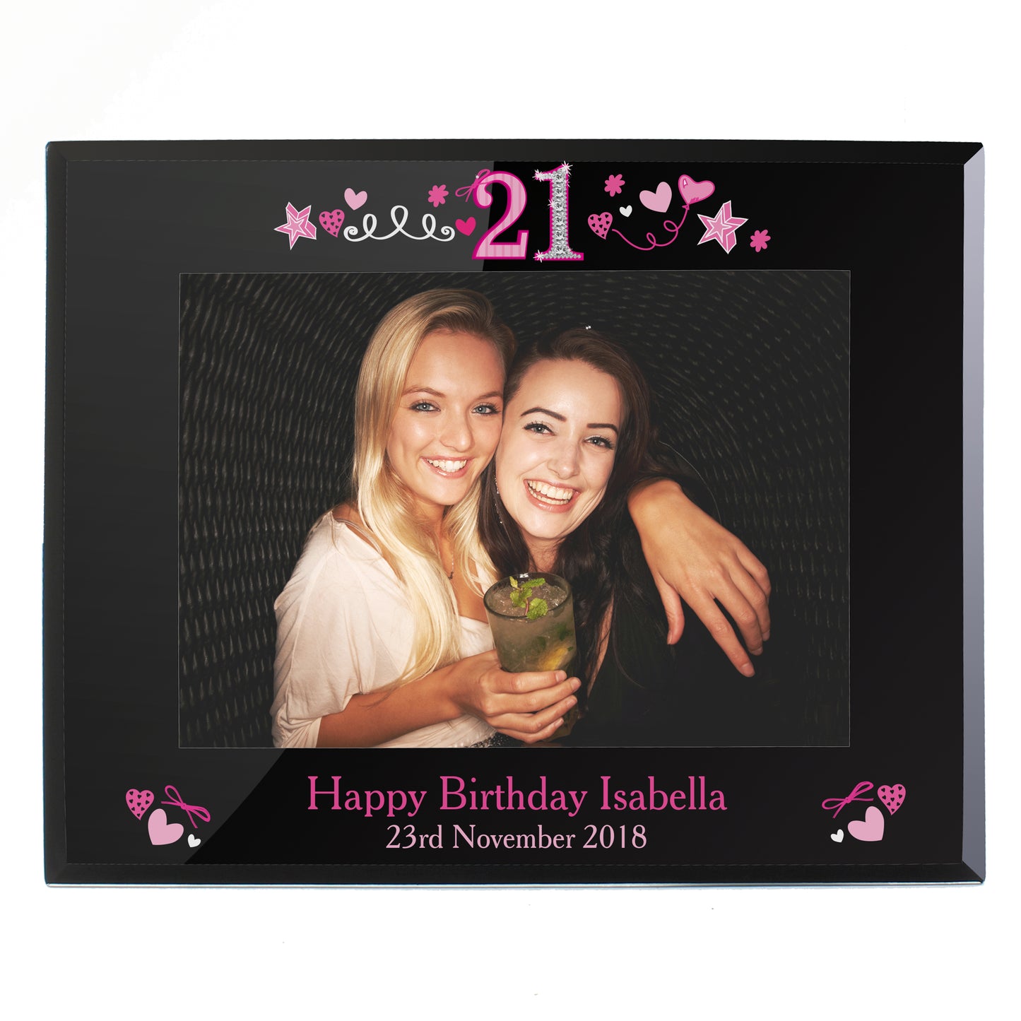 Personalised 21st Birthday Photo Frame
