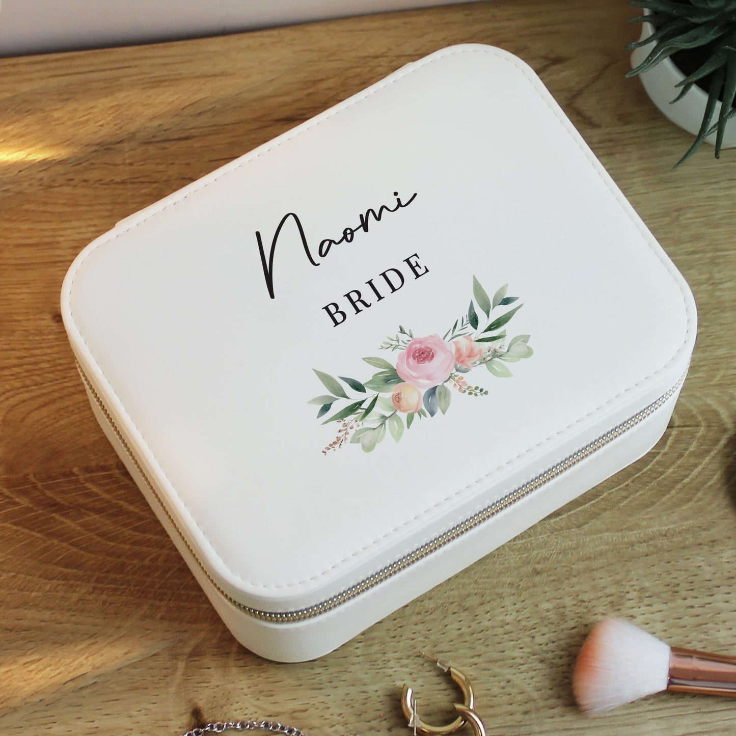 Personalised Travel Jewellery Box Wedding