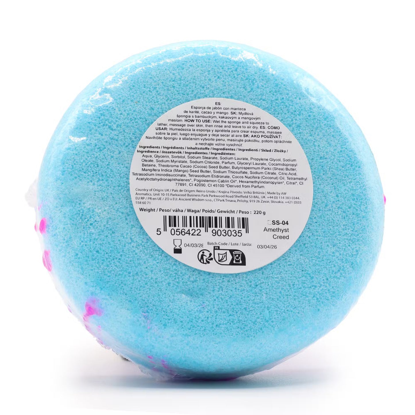 Amethyst Creed Soap Sponge