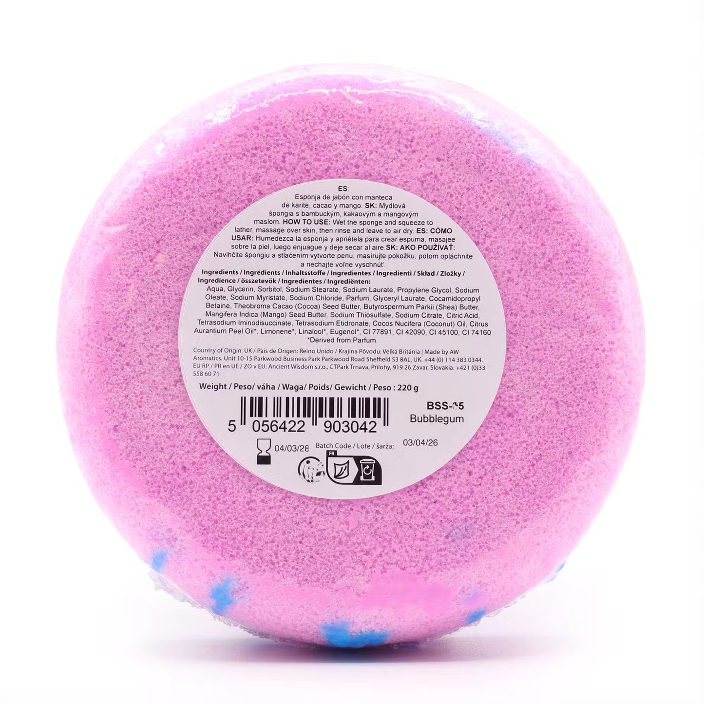 Soap Sponge Bubblegum