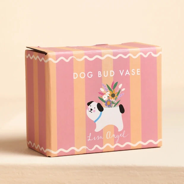 Ceramic Dog Bud Vase