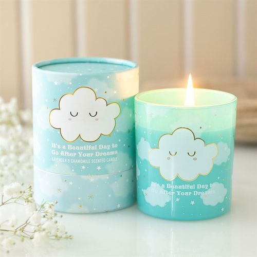Cloud Print Candle Lavender and Chamomile