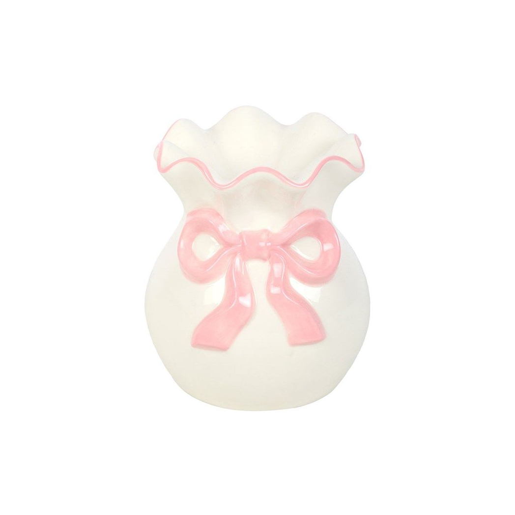 Pink And White Bow Oil Burner