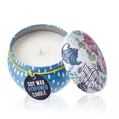 Art Tin Candle Parisian Weekend Peonies