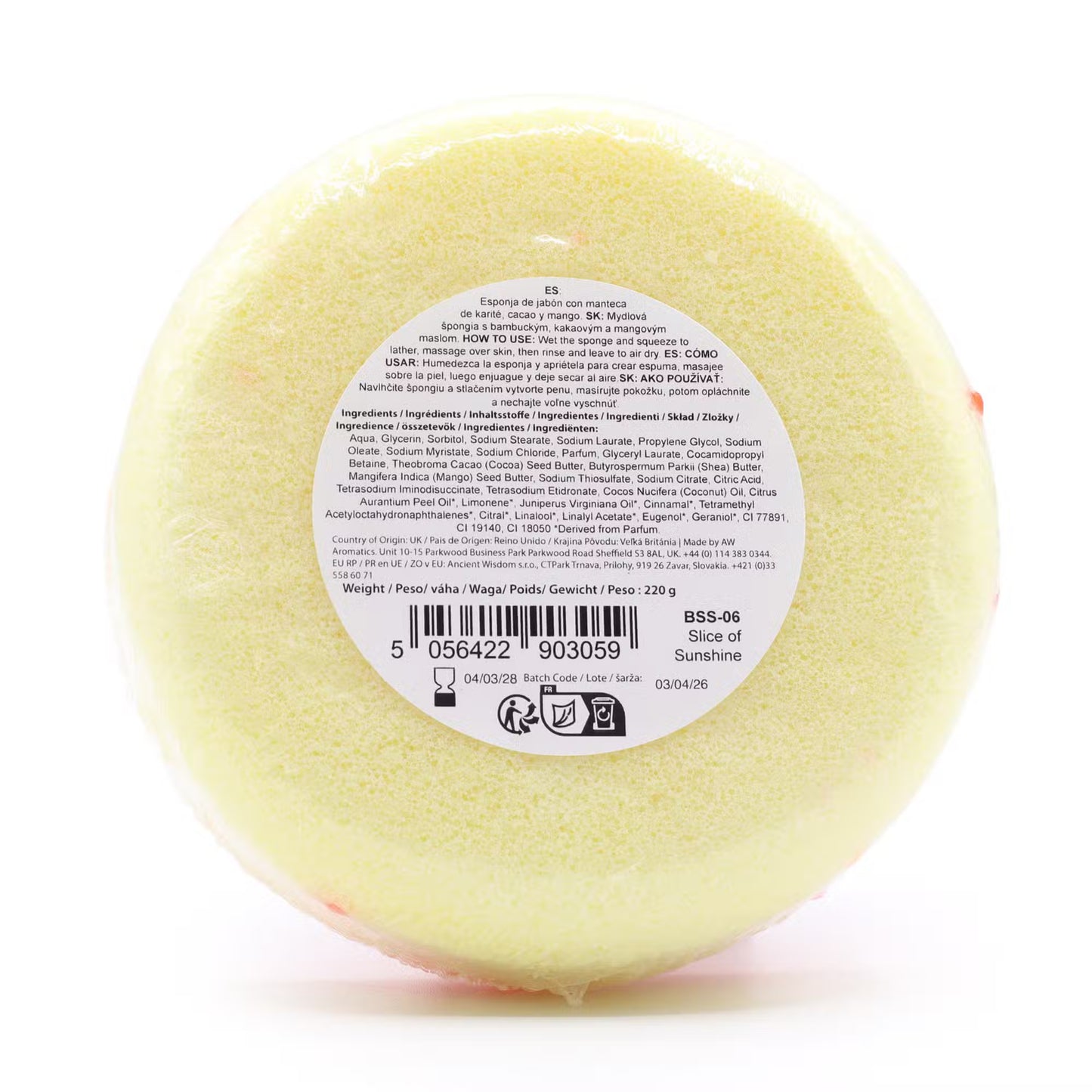 Soap Sponge Slice Of Sunshine
