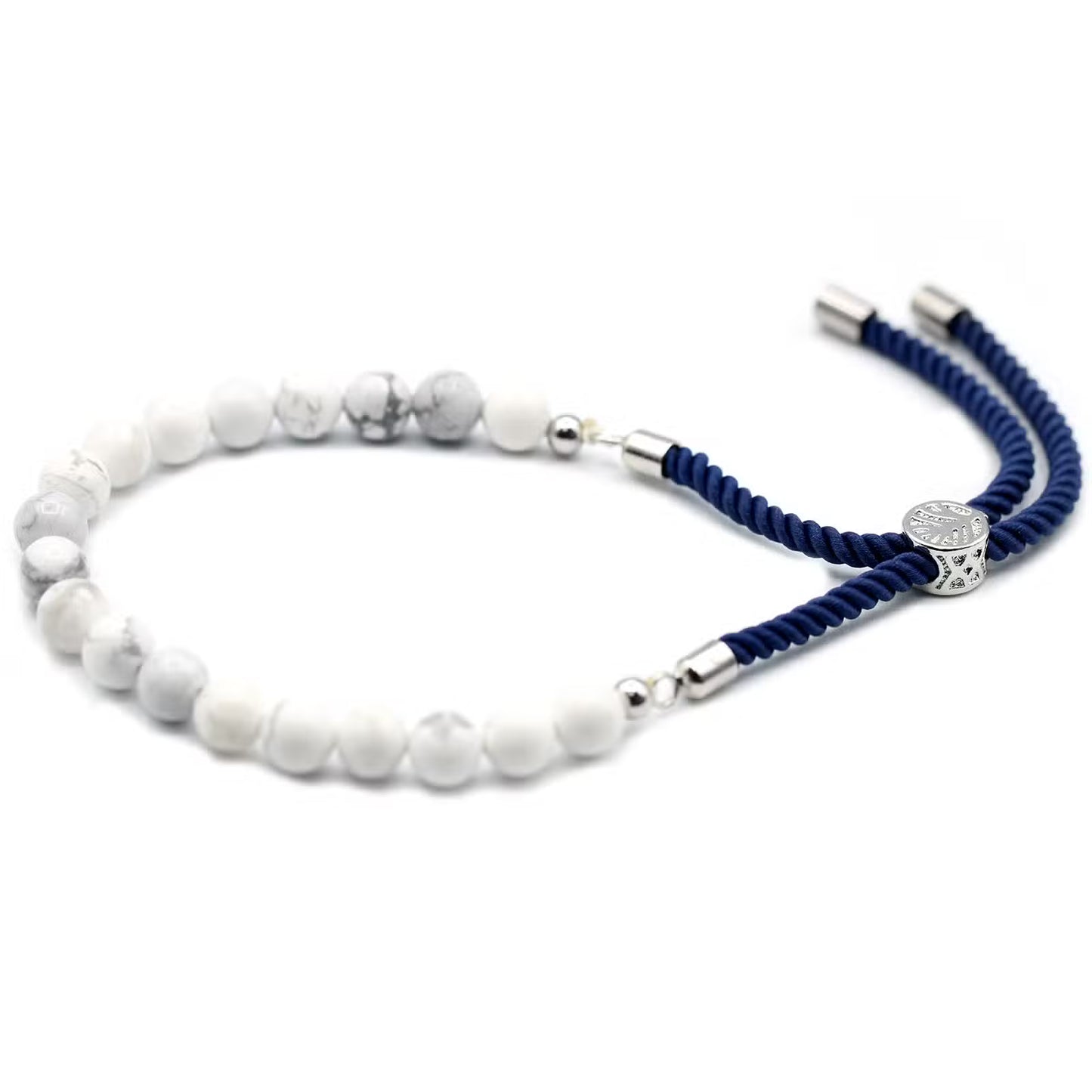 White Howlite Gemstone Bracelet