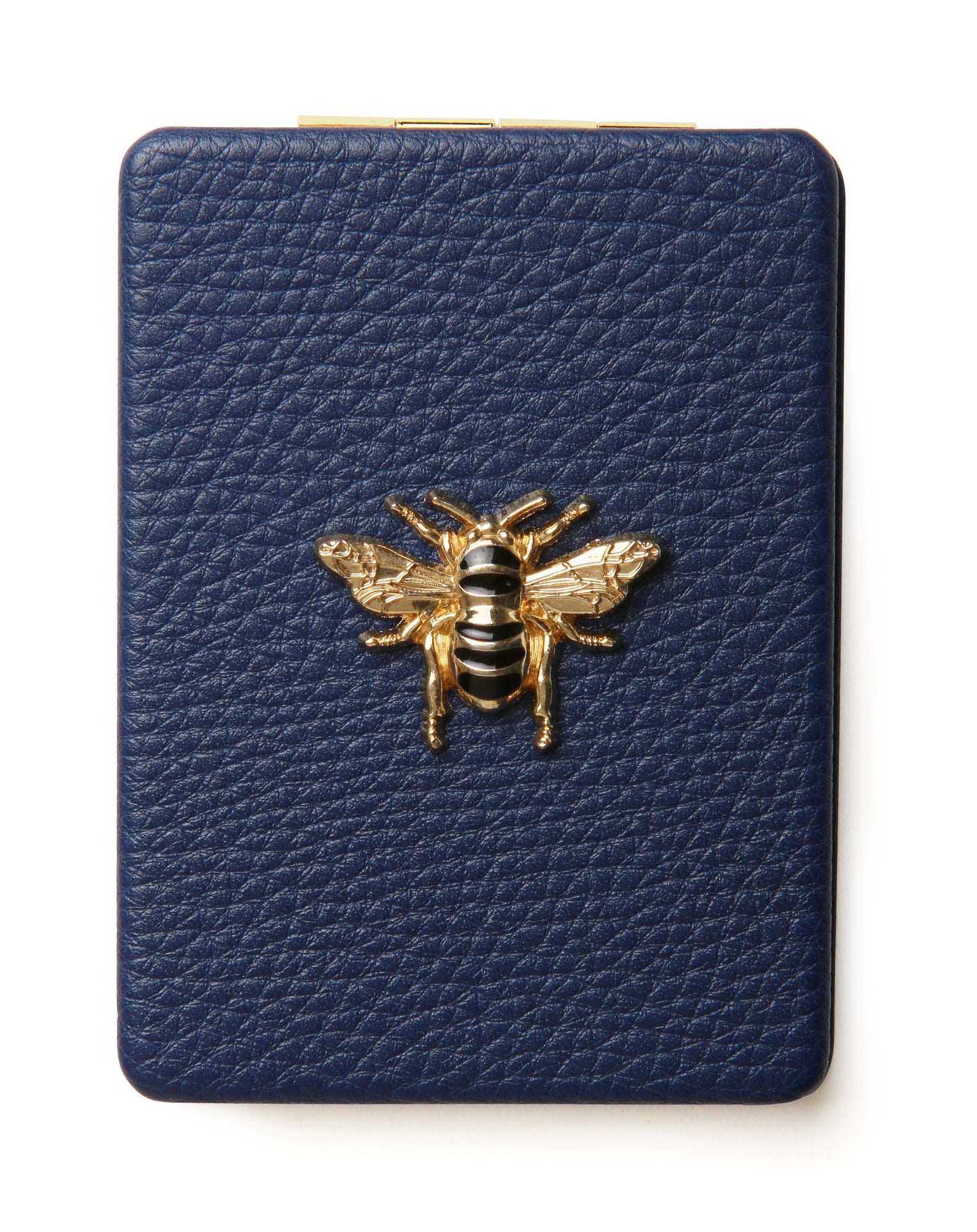 Navy Oblong Compact Mirror