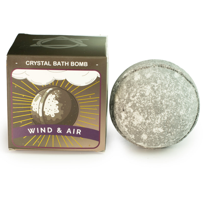 Elemental Bath Bomb With Hidden Crystal - Fire - Air -  Earth - Water Choice of 4