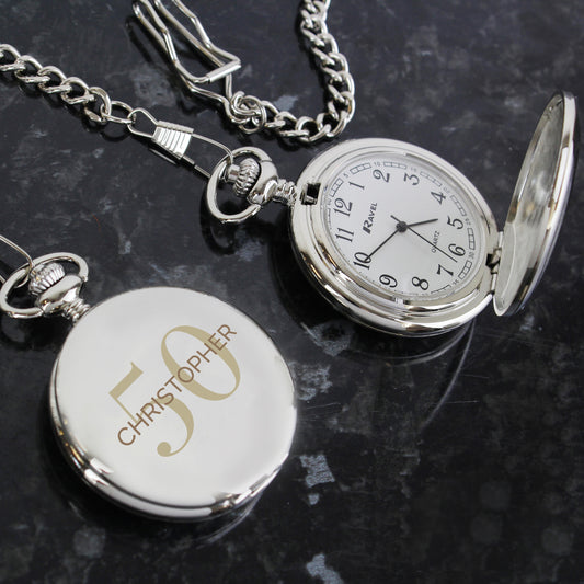 Personalised Pocket Fob Watch All Occasions