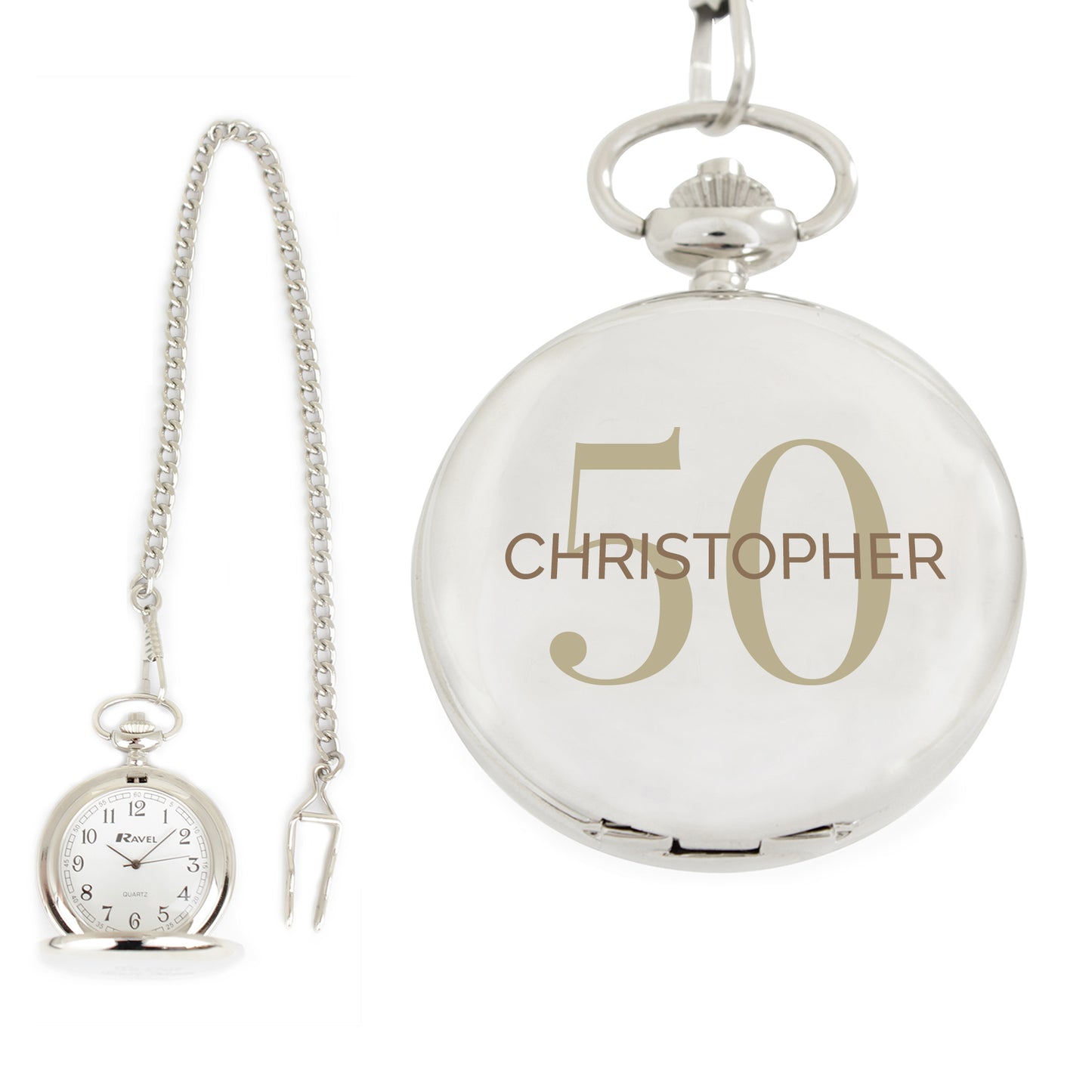 Personalised Pocket Fob Watch All Occasions