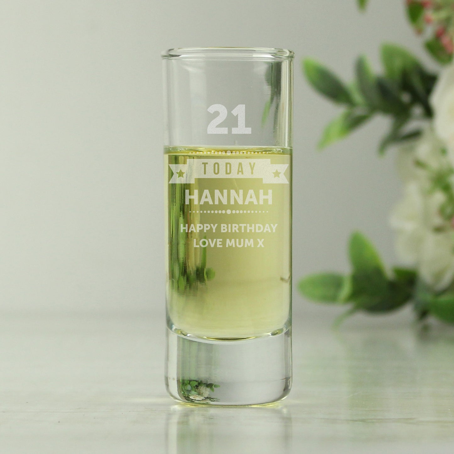Personalised Birthday Shot Glass