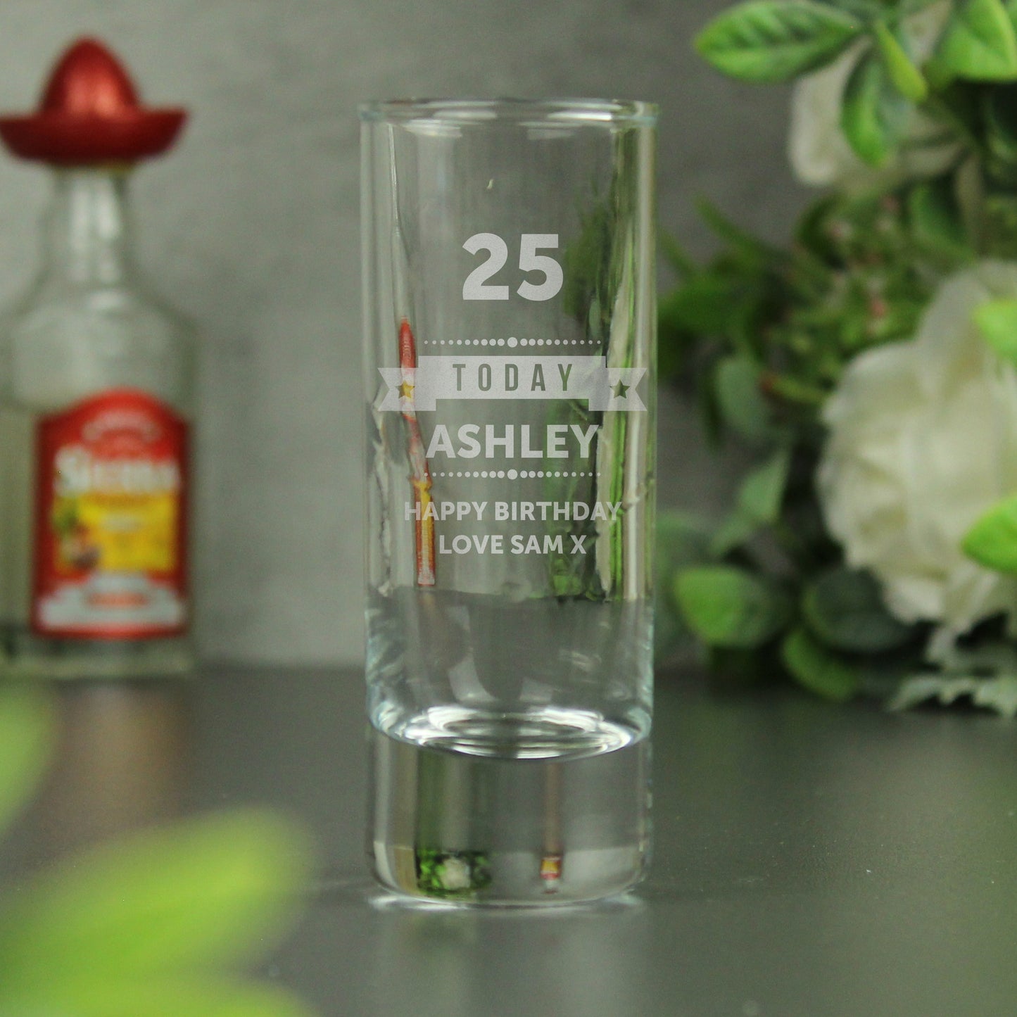Personalised Birthday Shot Glass