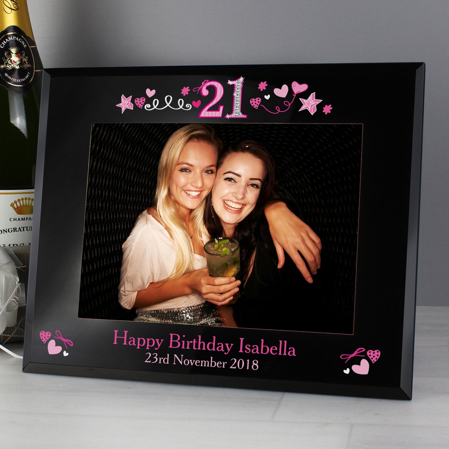 Personalised 21st Birthday Photo Frame