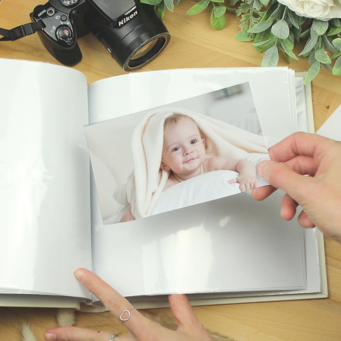 Personalised Floral Photo Album Baby, Wedding, Birthdays