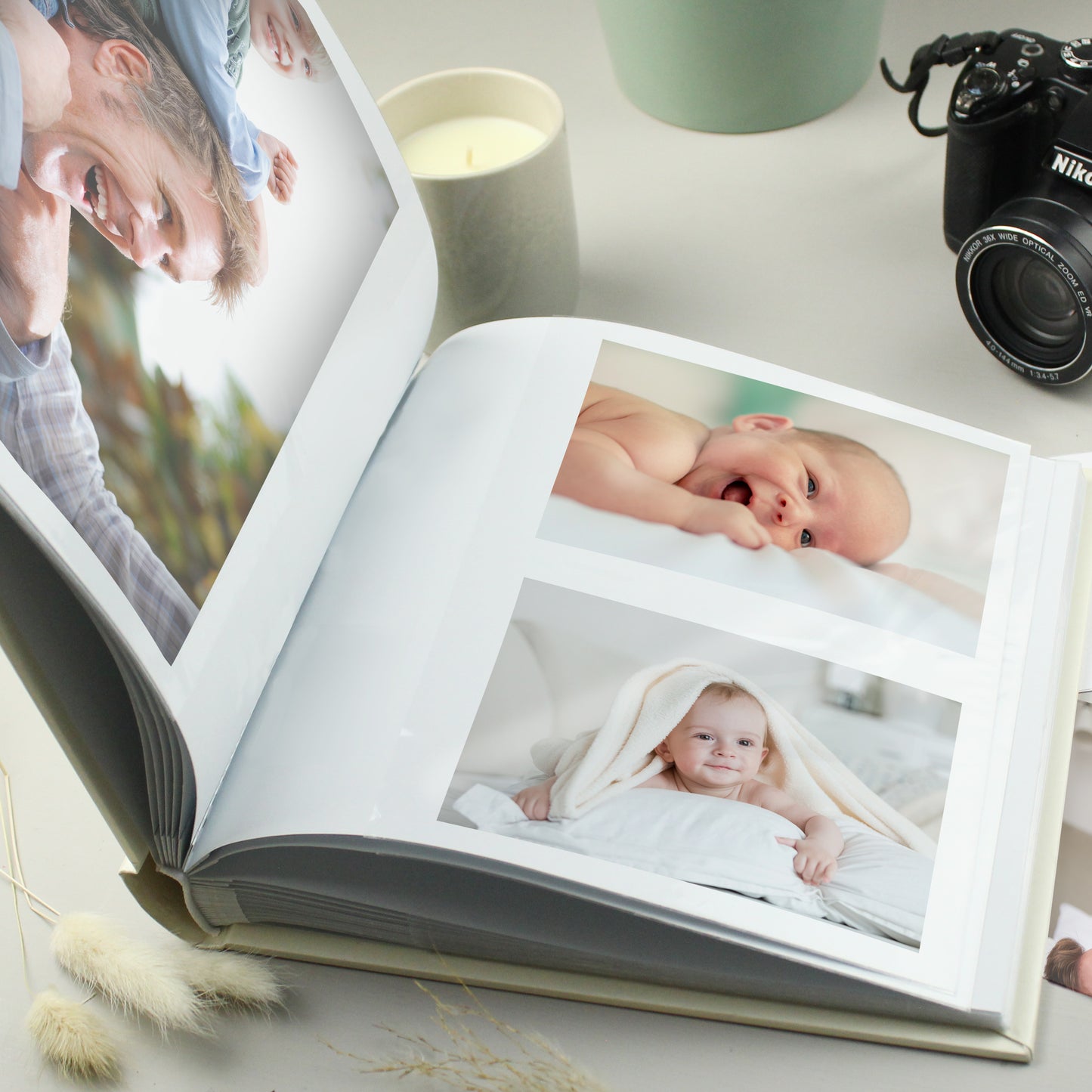 Personalised Floral Photo Album Baby, Wedding, Birthdays