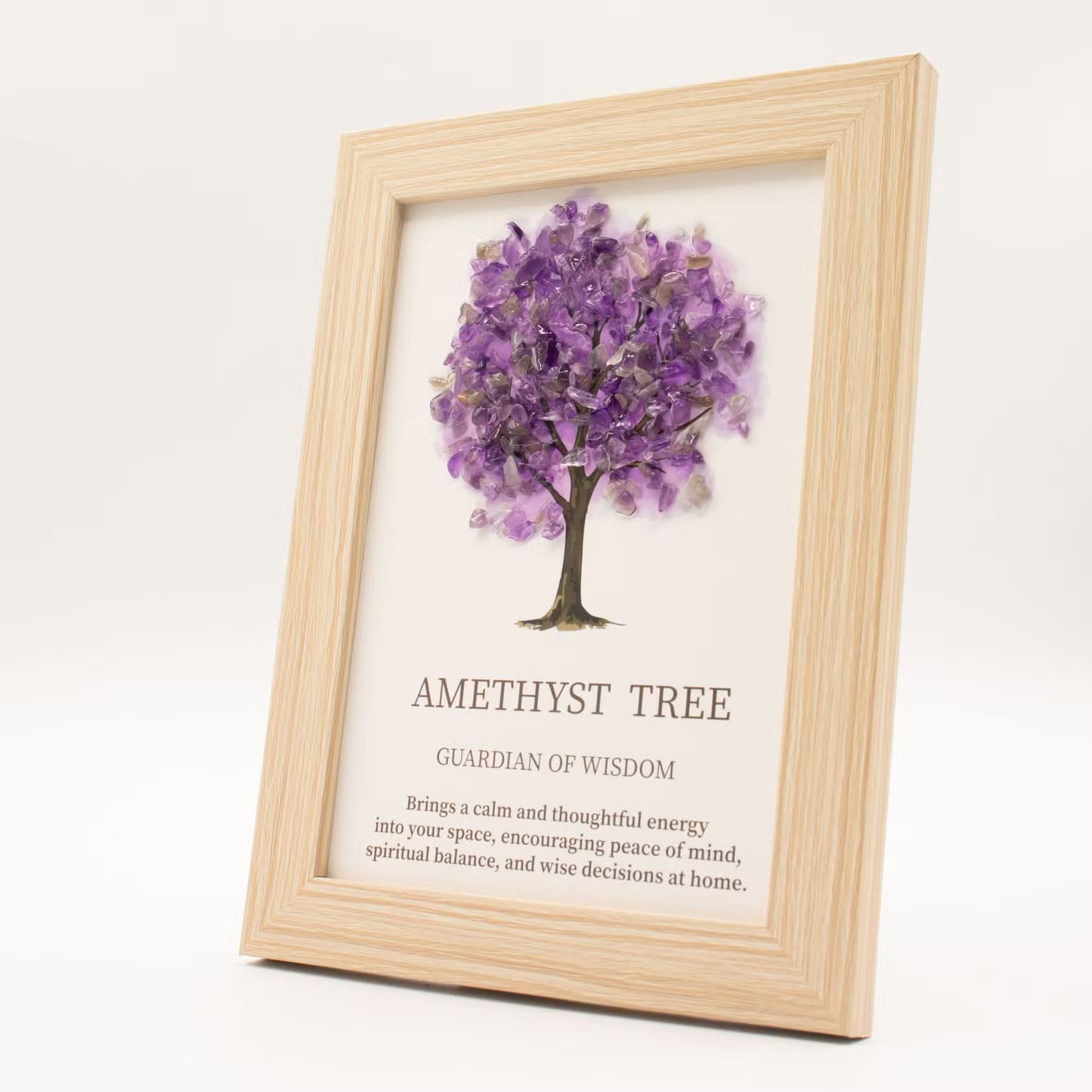 Crystal Tree Of Life Wall Art Amethyst