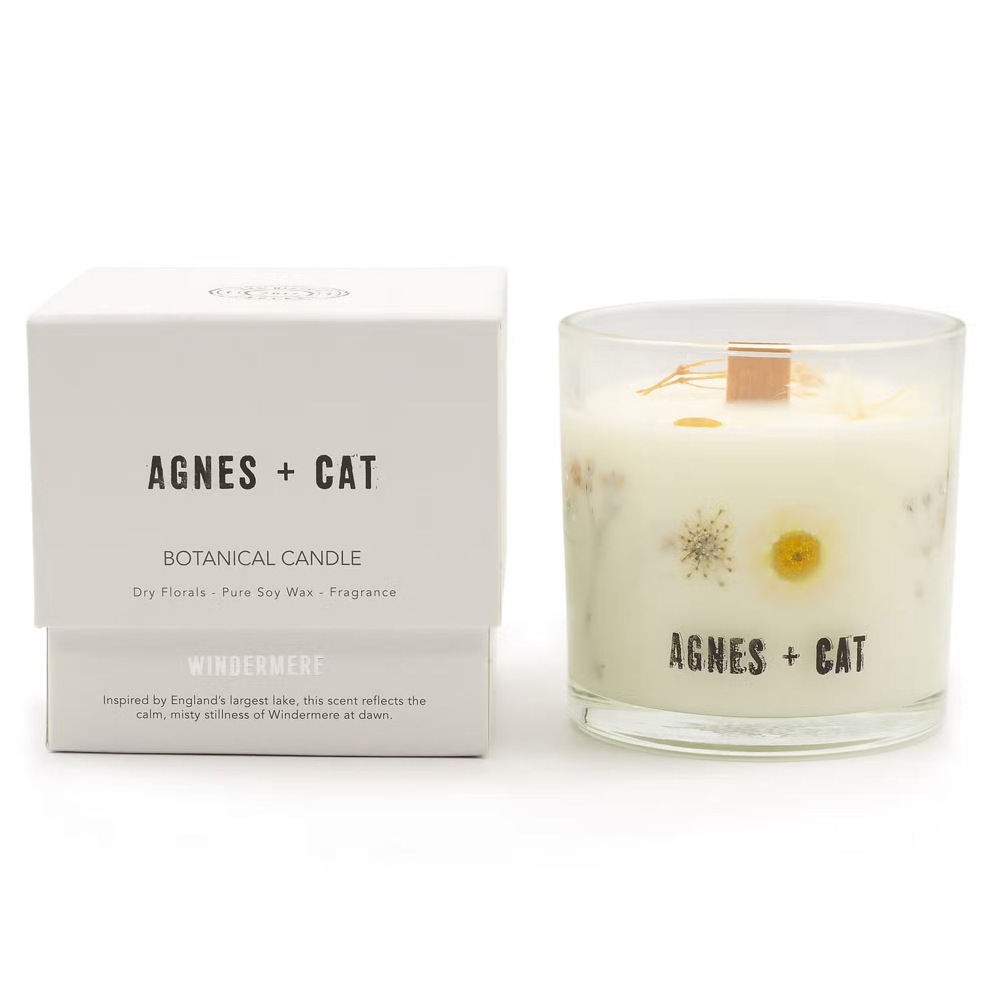 Agnes + Cat Botanical Soy Wax Candle Windermere