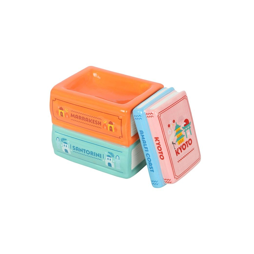 Travel Book Stack Oil Burner