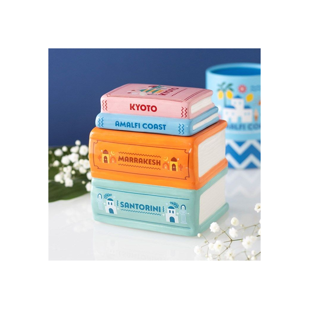 Travel Book Stack Oil Burner