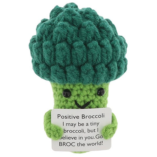 Positive Broccoli Cheery Crochet Friends