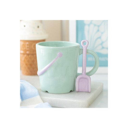 Bucket Mug with Spade Spoon