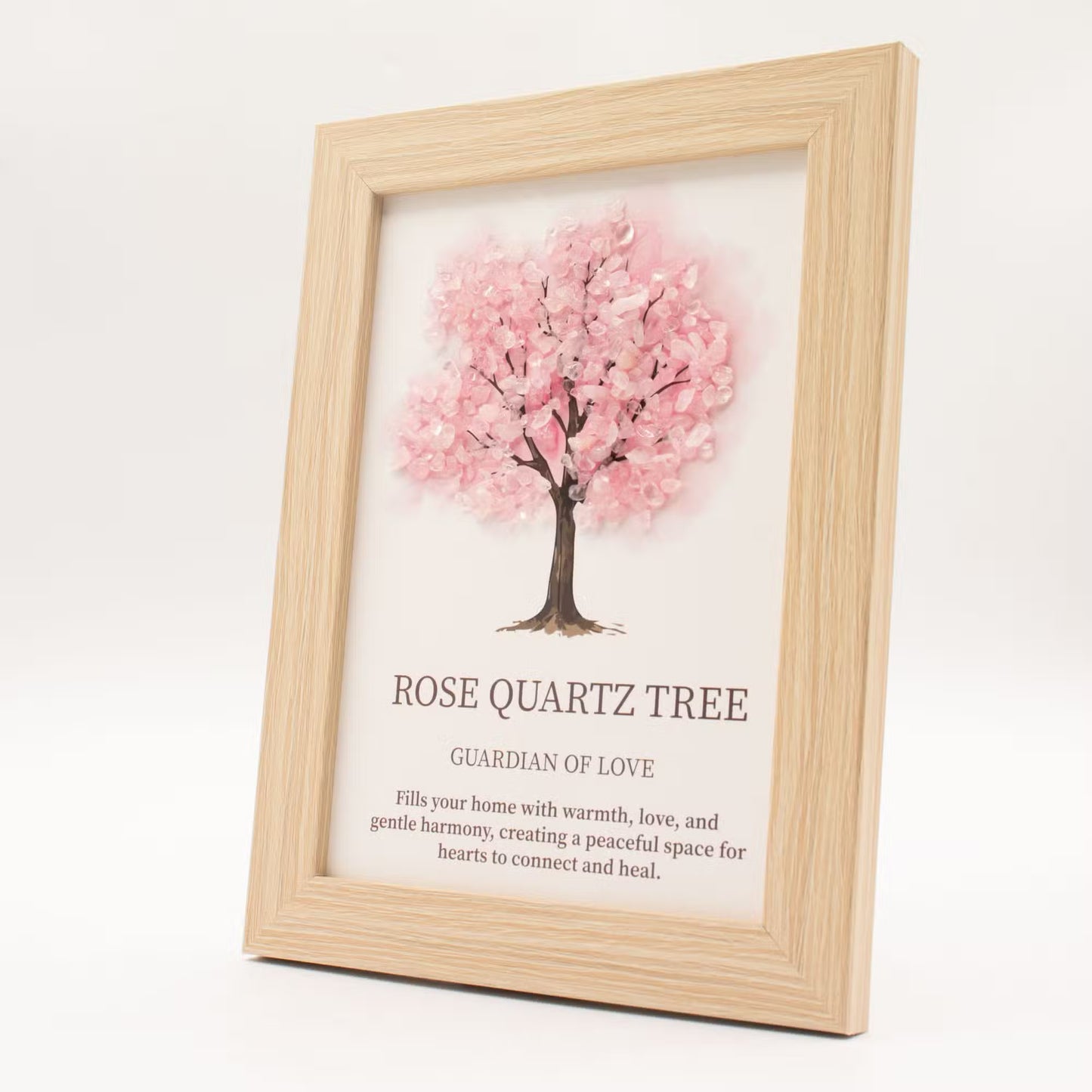 Crystal Tree Of Life Wall Art Rose Quartz
