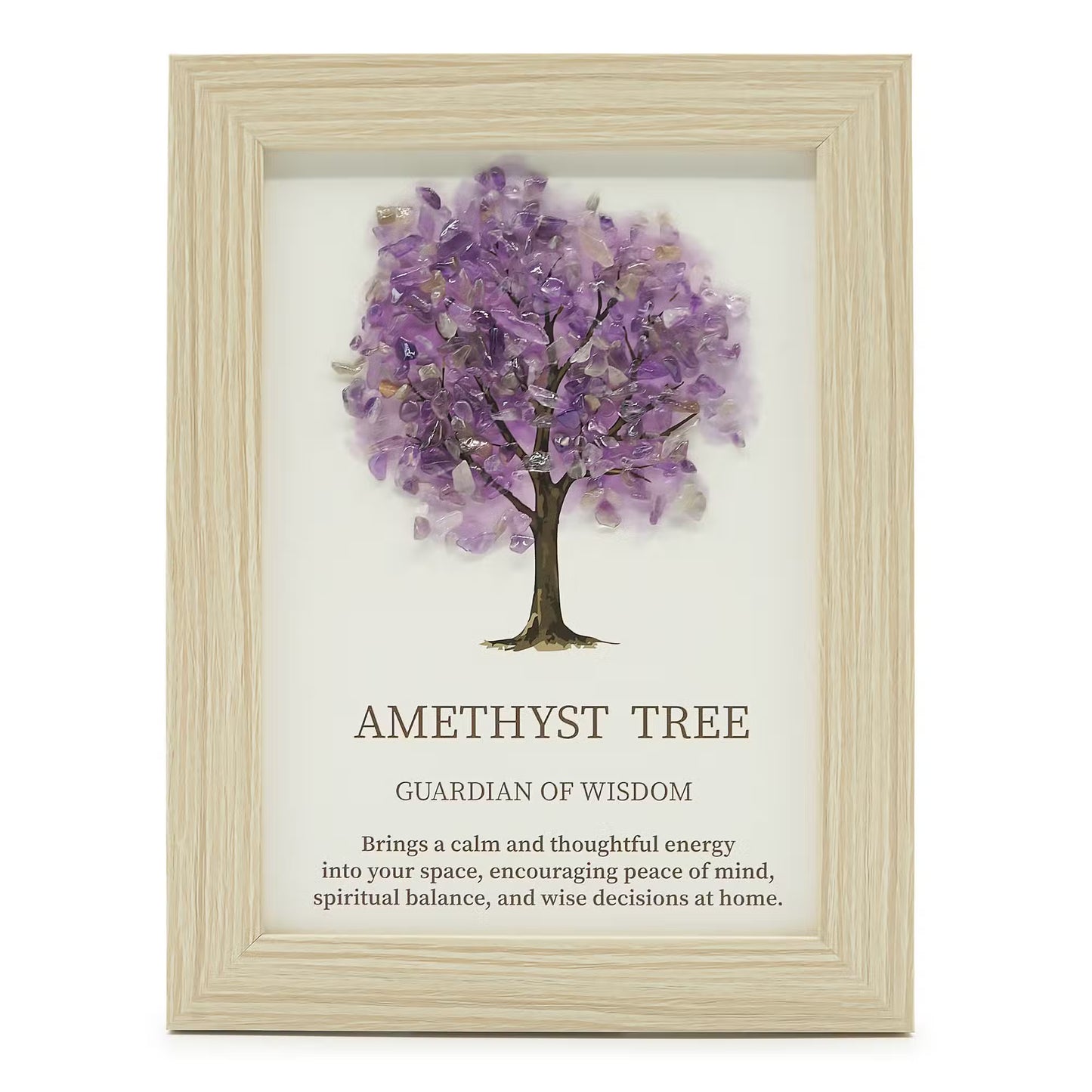 Crystal Tree Of Life Wall Art Amethyst