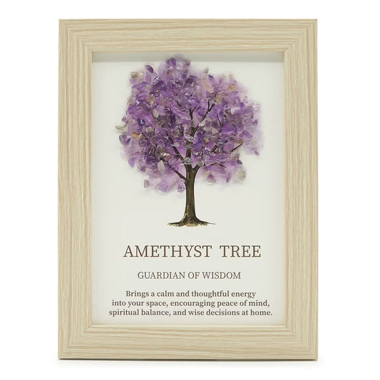 Crystal Tree Of Life Wall Art Amethyst