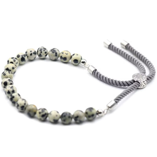 Dalmation Jasper Gemstone Bracelet
