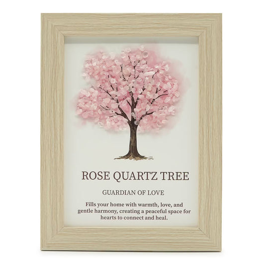 Crystal Tree Of Life Wall Art Rose Quartz