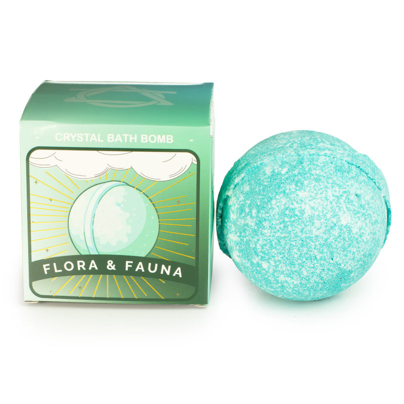 Elemental Bath Bomb With Hidden Crystal - Fire - Air -  Earth - Water Choice of 4