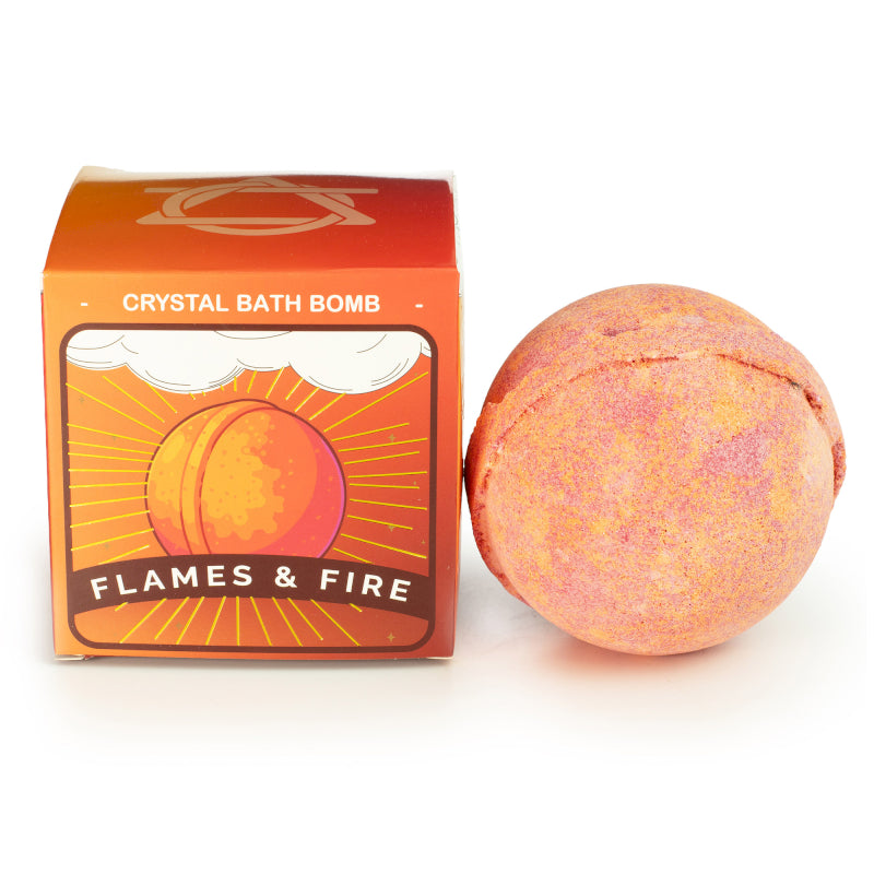 Elemental Bath Bomb With Hidden Crystal - Fire - Air -  Earth - Water Choice of 4