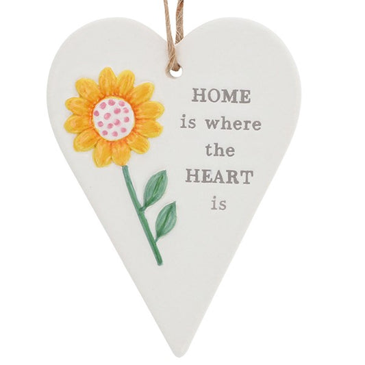 Hanging Heart Home Is Where The Heart Is