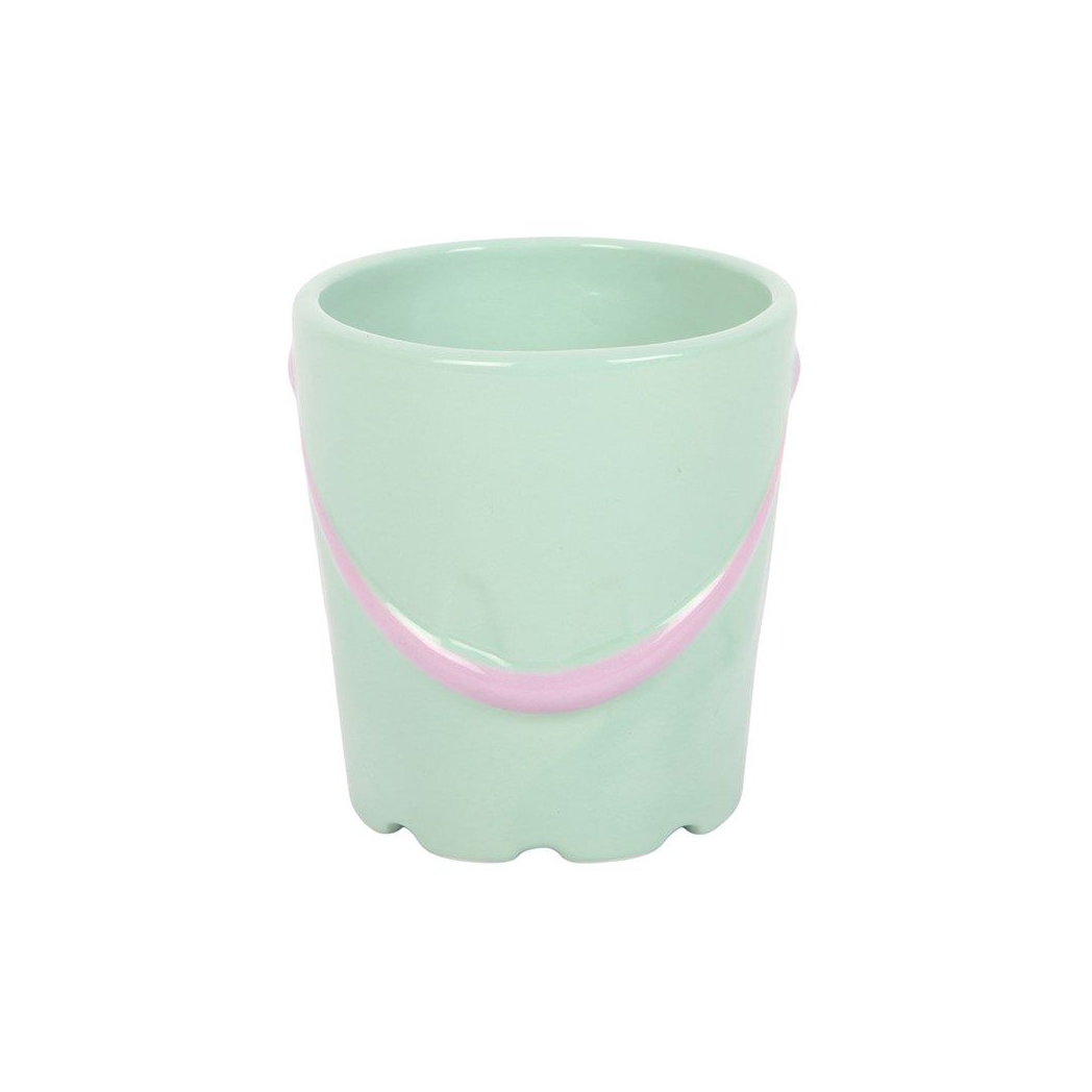 Bucket Mug with Spade Spoon