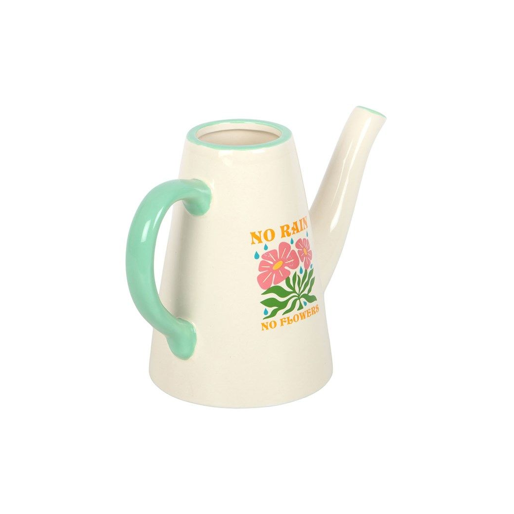 Watering Can Vase No Rain No Flowers