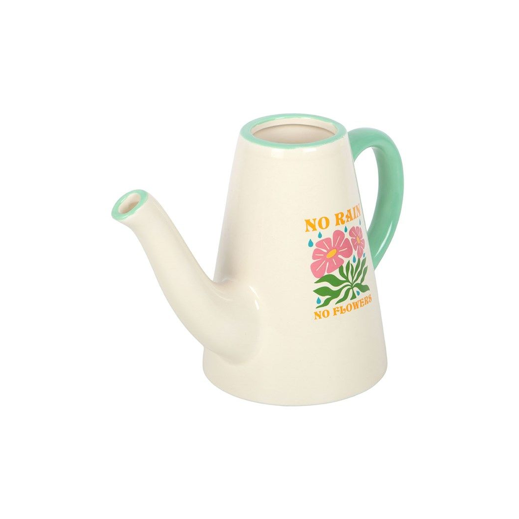 Watering Can Vase No Rain No Flowers