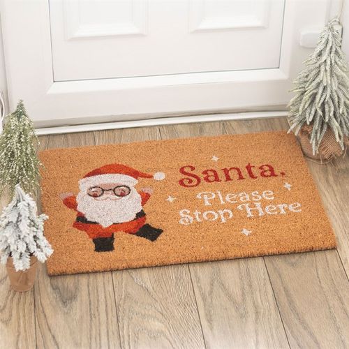 Santa Door Mat