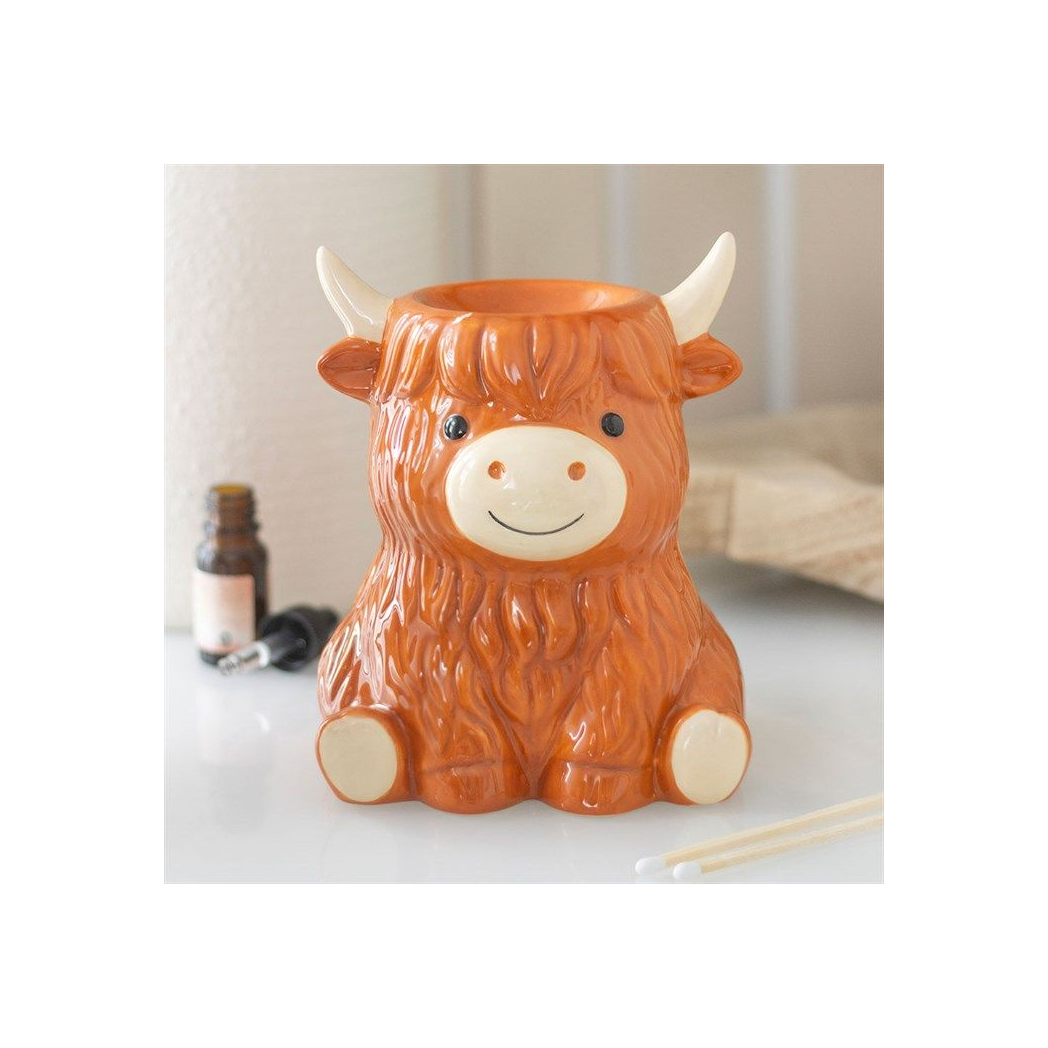 Highland Cow Oil Burner