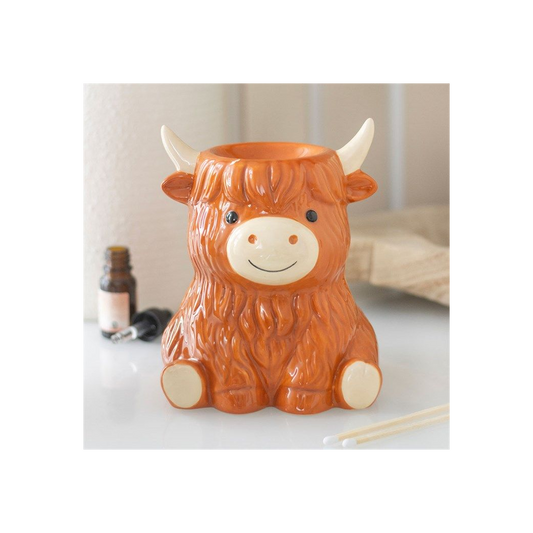 Highland Cow Oil Burner