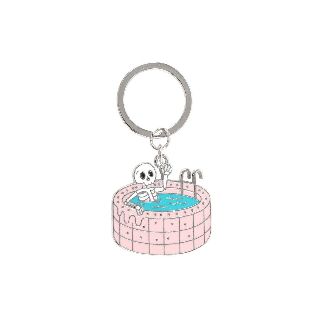 Dead Cool Skeleton Keyring