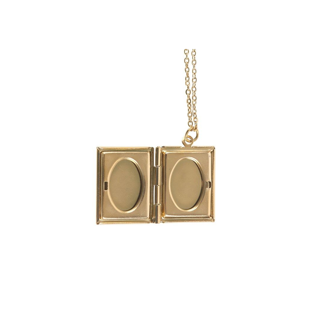 Book Shaped Locket Necklace