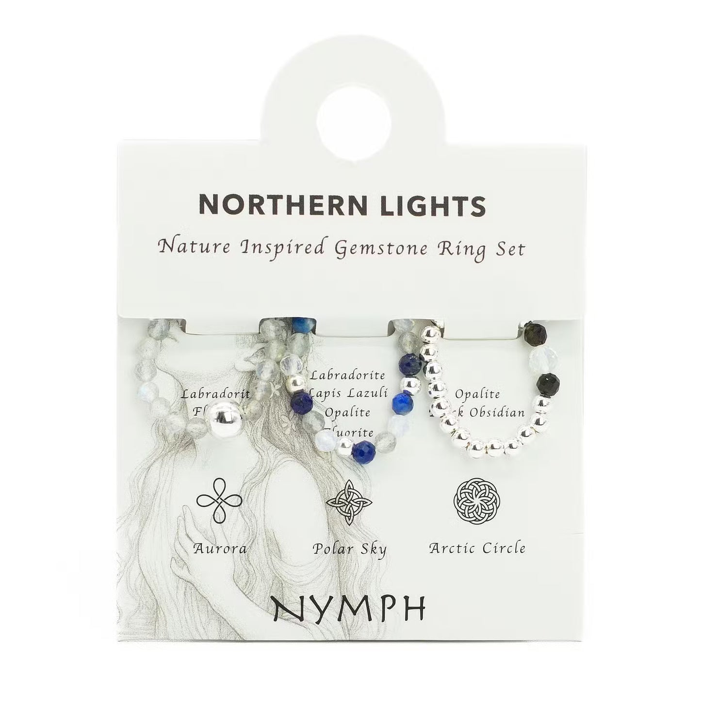 Northern Lights Ring Set Nymph Spirit Collection