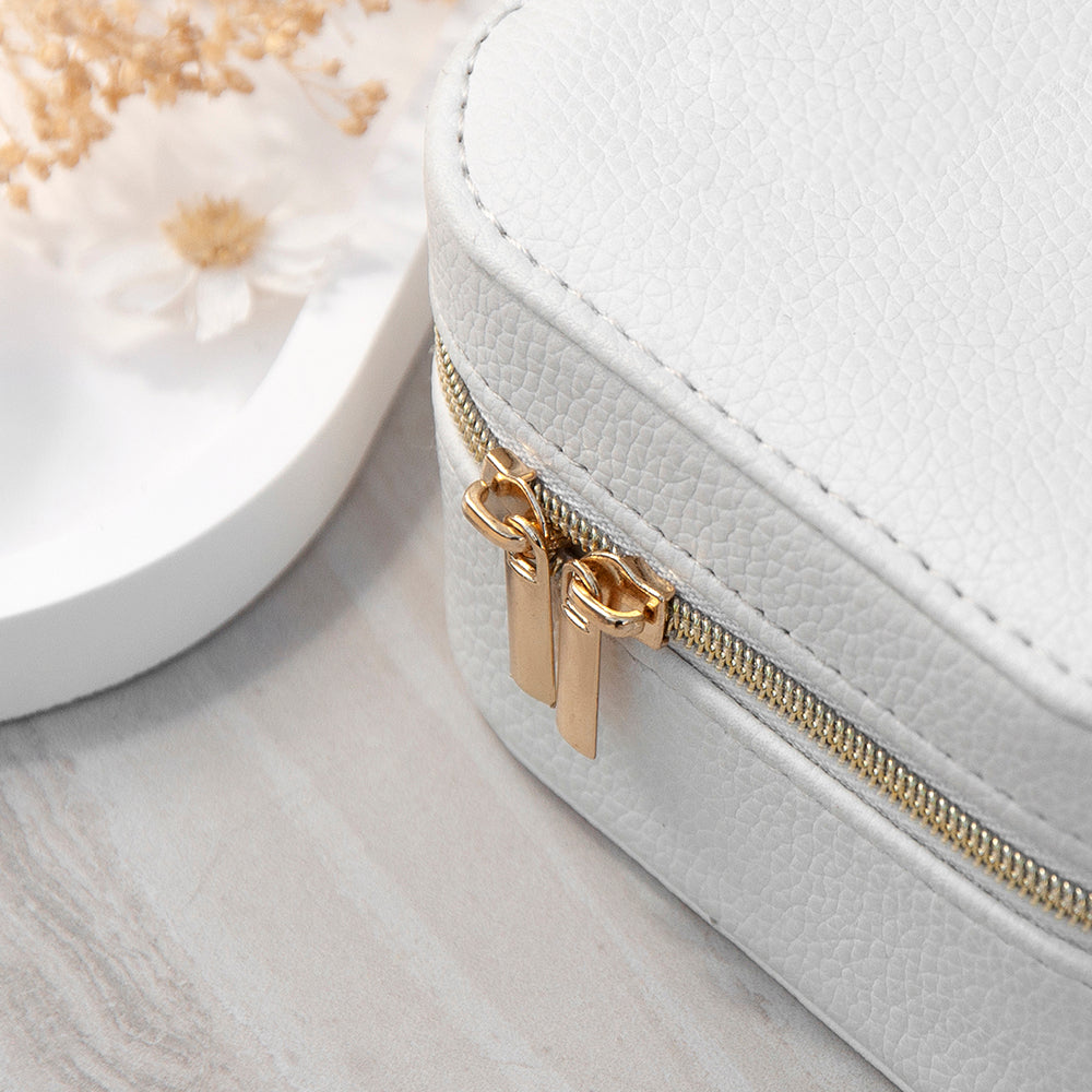 Personalised Animal Print Travel Jewellery Case