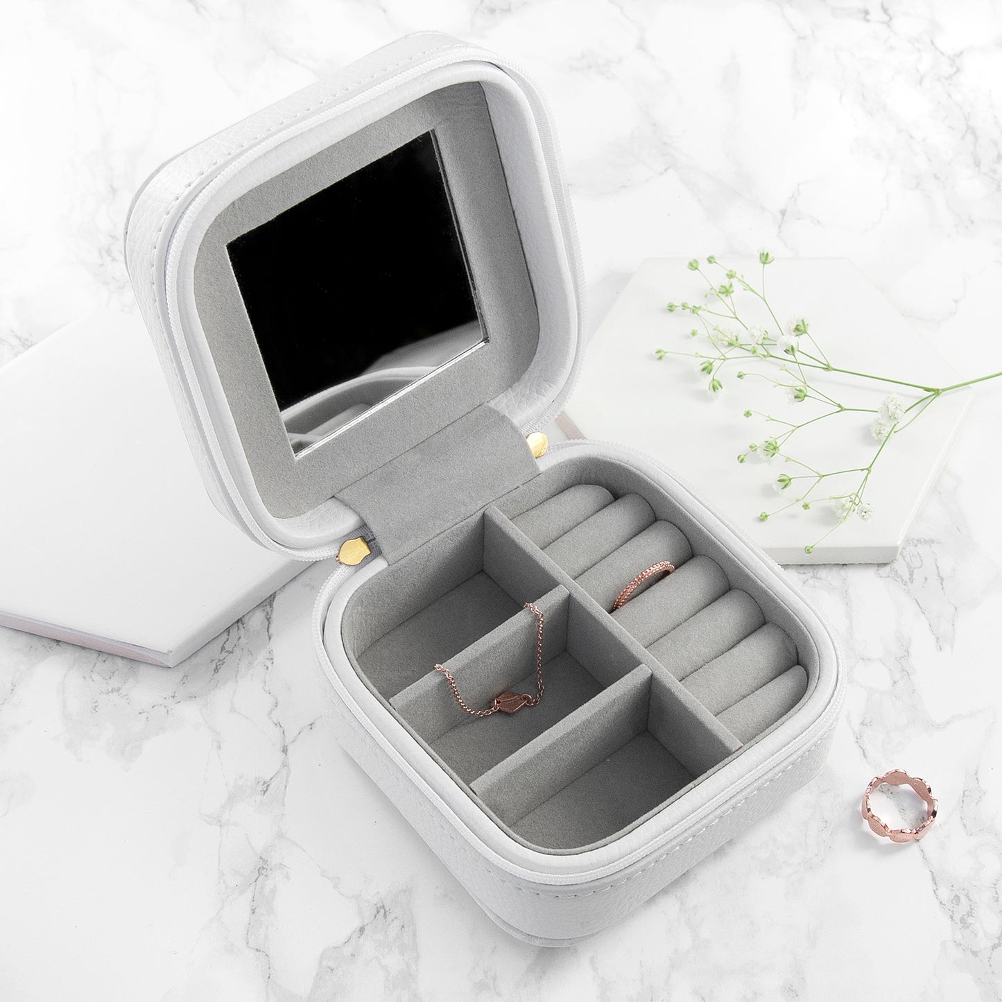 Personalised Animal Print Travel Jewellery Case