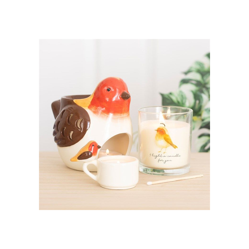 Robin Remembrance Cranberry And Clove Candle