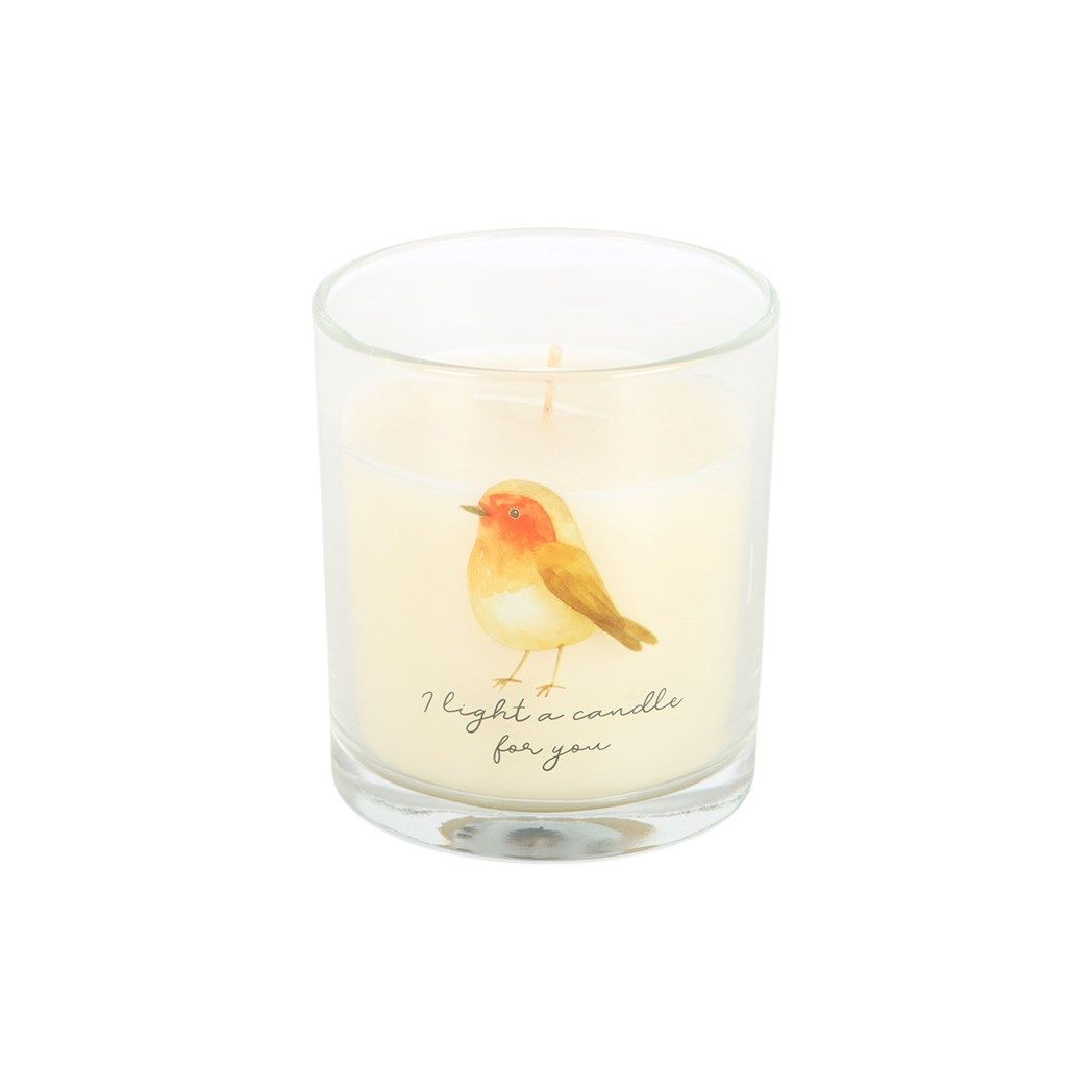 Robin Remembrance Cranberry And Clove Candle