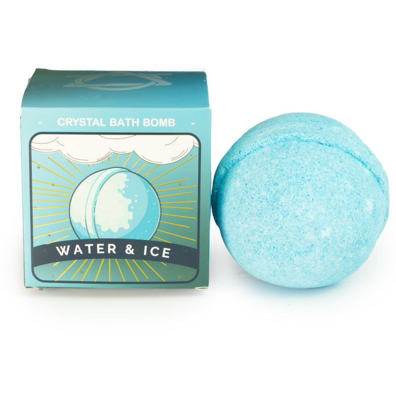 Elemental Bath Bomb With Hidden Crystal - Fire - Air -  Earth - Water Choice of 4