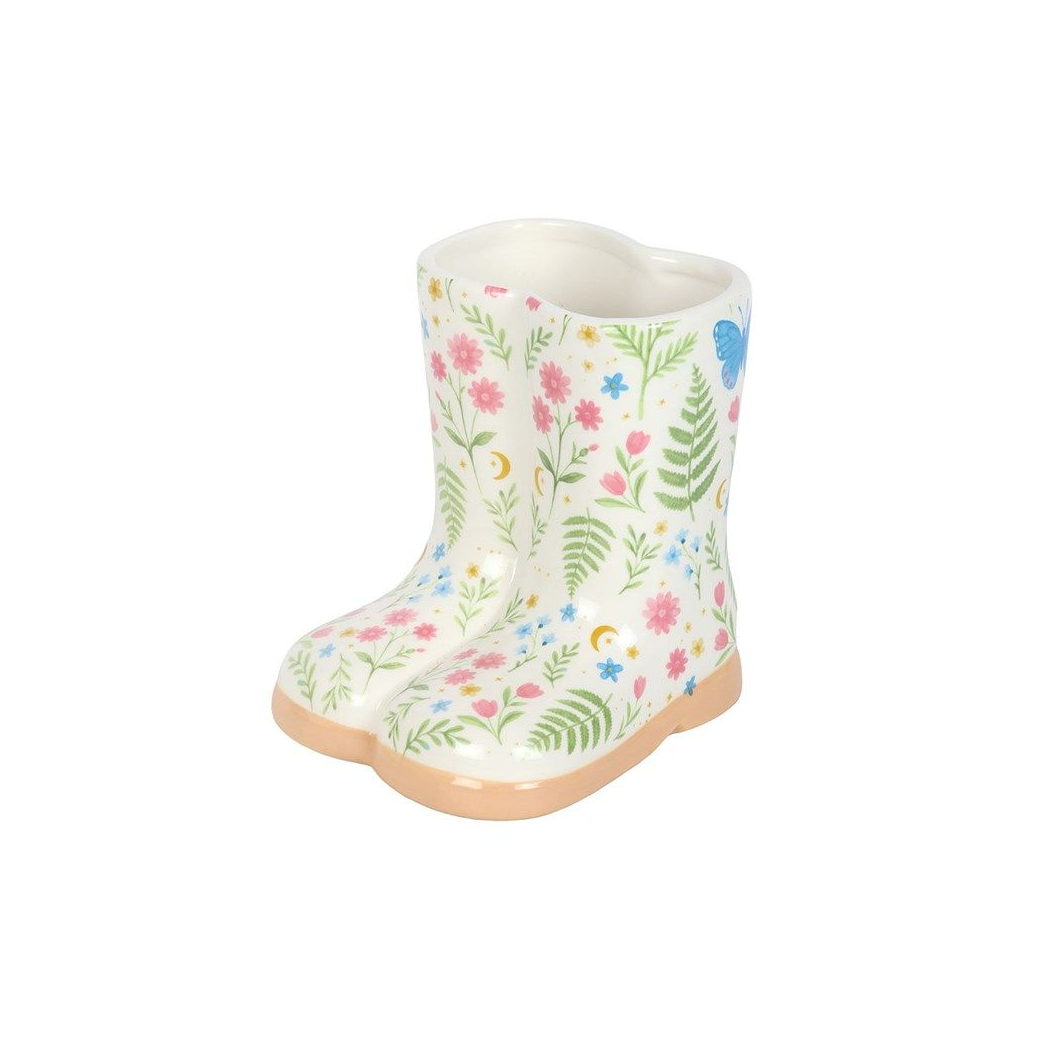 Floral Print Welly Boot Planter - ARRIVING AUGUST